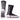 Black Lux Sports soccer grip socks with anti-slip technology and reinforced padding